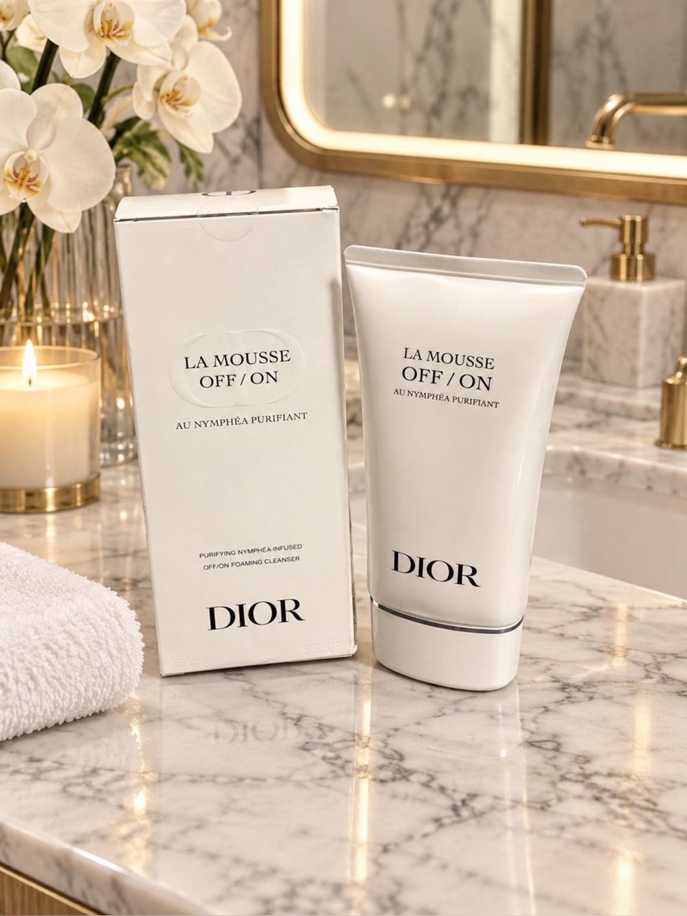Dior La Mousse Off/On Purifying Cleanser,NIB